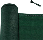 Sistema di Recinzione in HDPE - Zonizzazione - Barriera Esterna - Resistente ai Tagli, Blocca UV, Facile da Installare - Verde - 1m-2m x 6m-25m