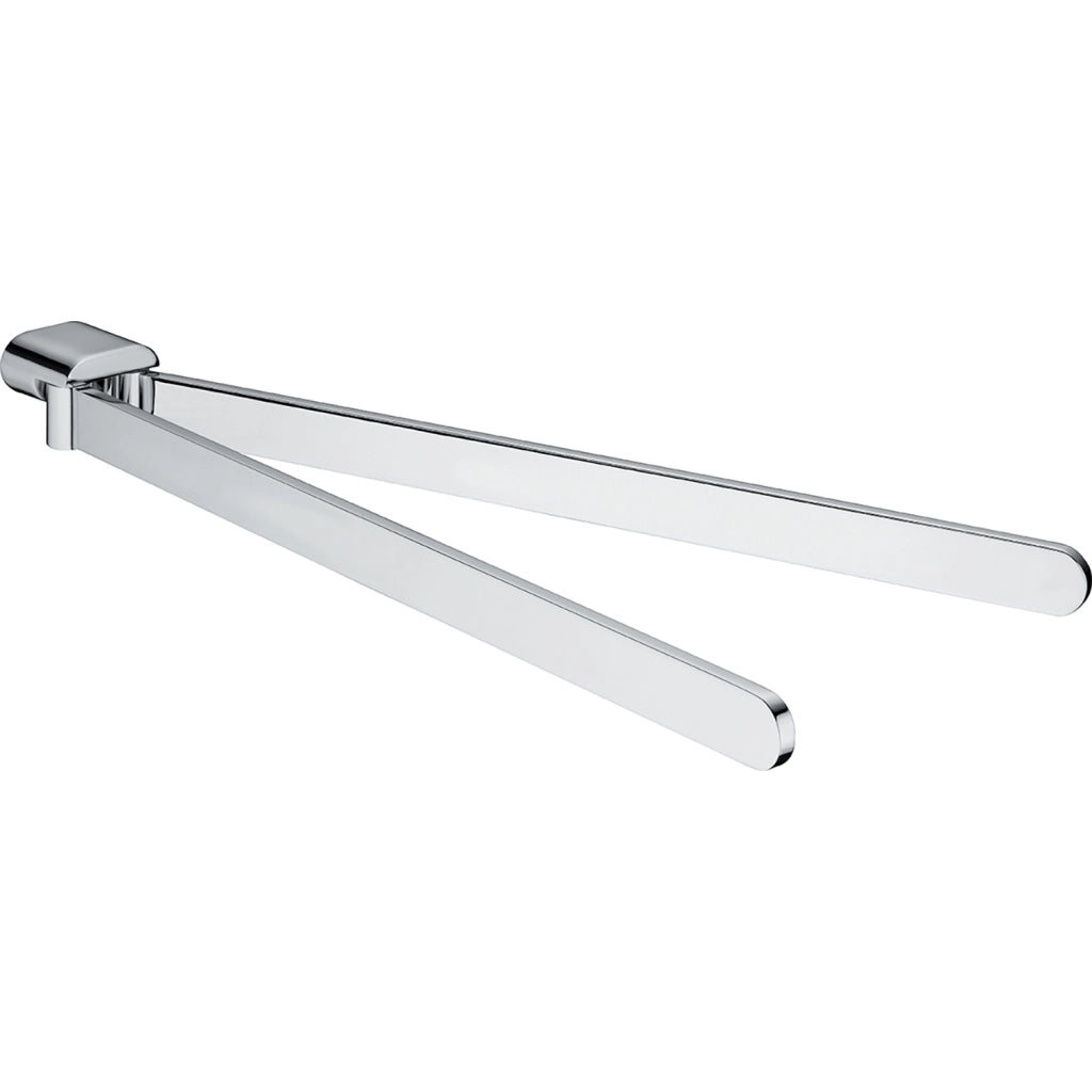 Portasalviette a snodo da muro in alluminio, ottone e Cromall A123 Gedy serie AZZORRE Cromato