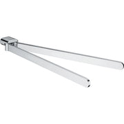 Portasalviette a snodo da muro in alluminio, ottone e Cromall A123 Gedy serie AZZORRE Cromato