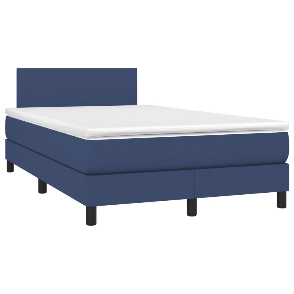 Giroletto a Molle con Materasso Blu 120x190 cm in Tessuto 3269715
