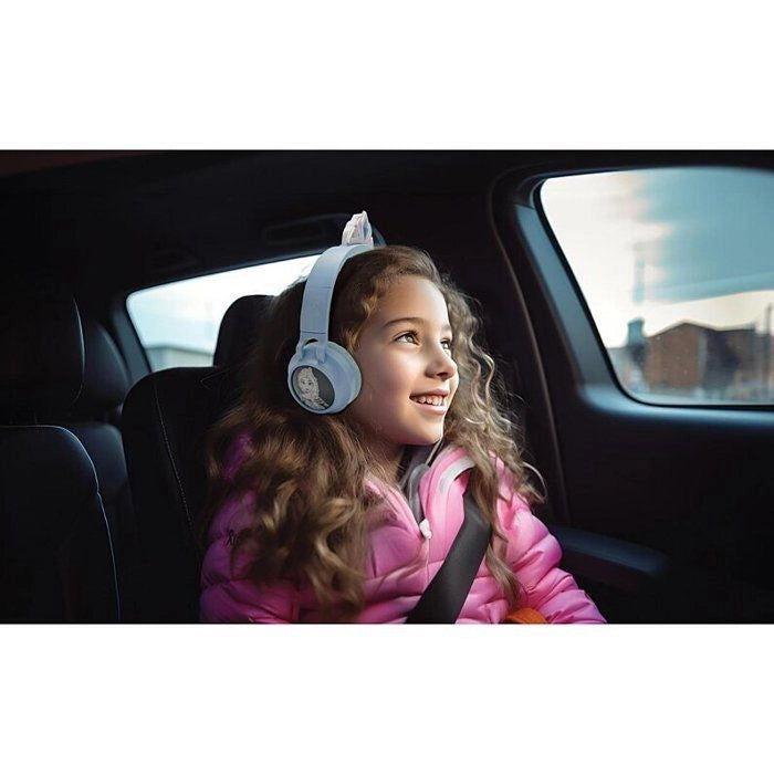 Cuffie Bluetooth pieghevoli e luminose con cavo con il design di una tiara dell'universo di Frozen con limitazione di