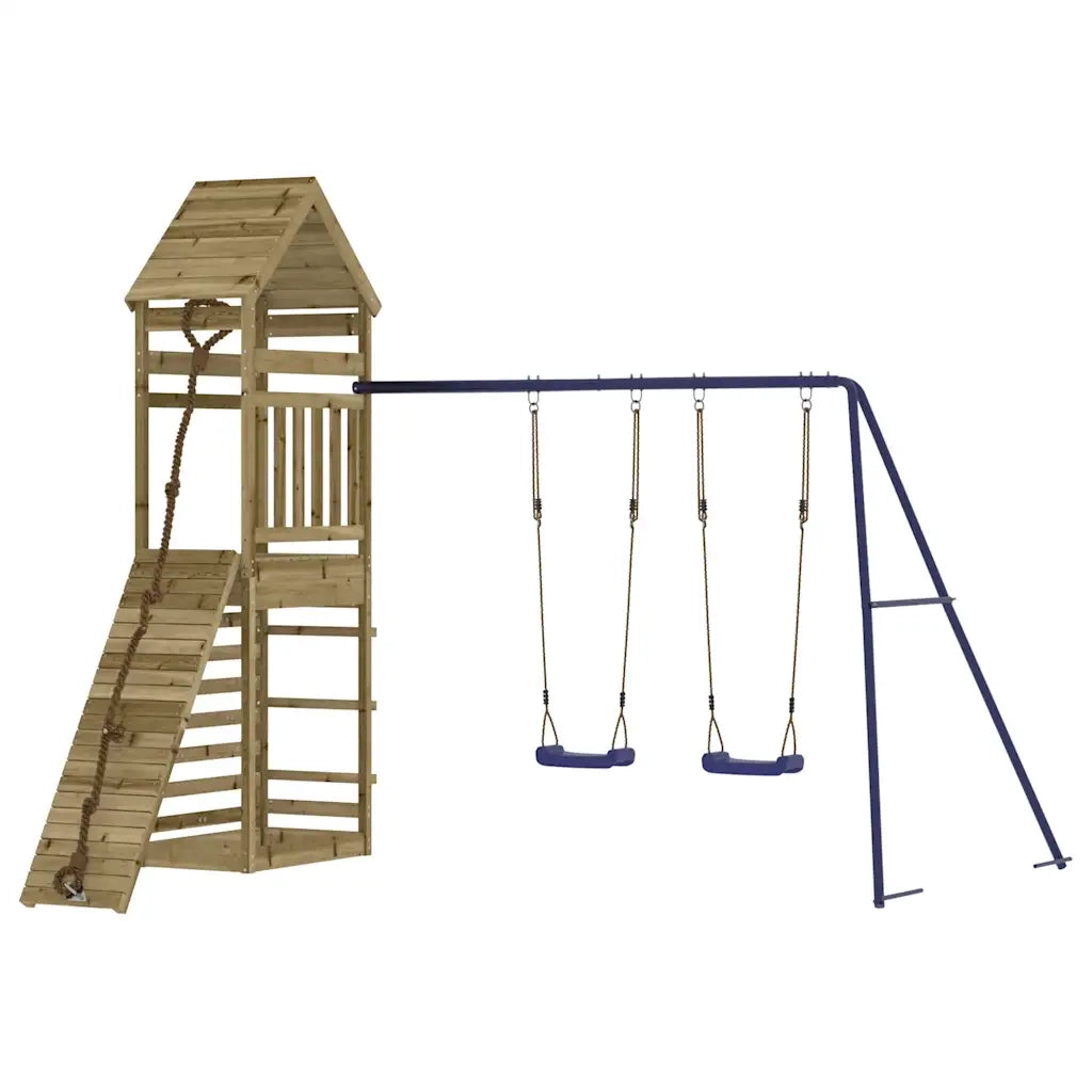 Set da Gioco da Esterno in Legno di Pino Impregnato 3156927