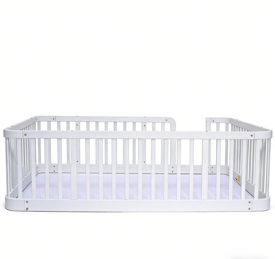 Box modulare per bambini 140x200 cm in legno ingegnerizzato bianco