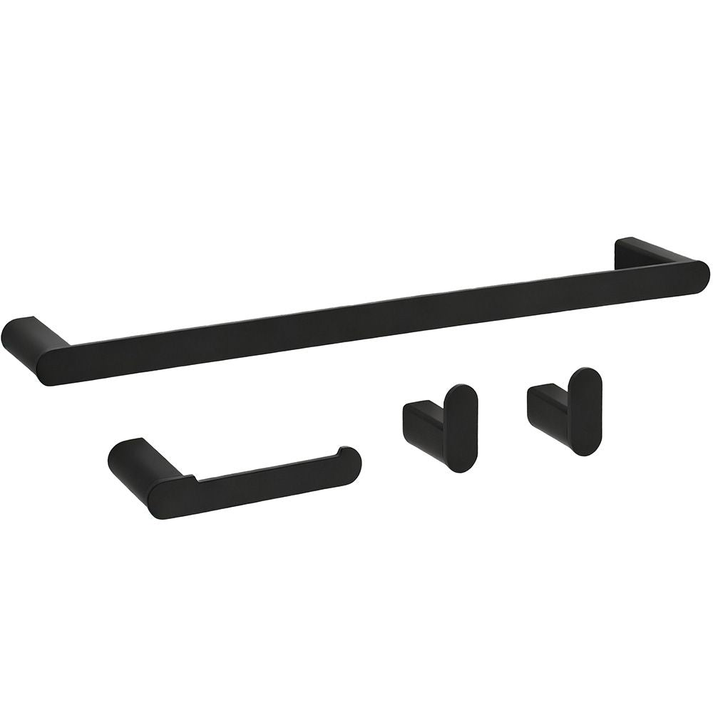 Set Accessori Da Bagno Mati Black 4 Pezzi