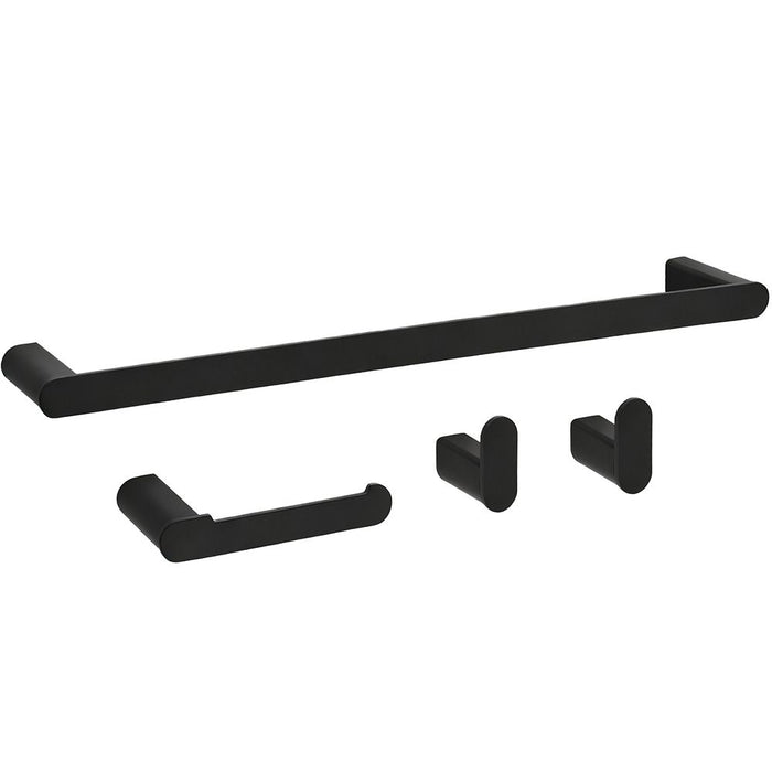 Set Accessori Da Bagno Mati Black 4 Pezzi