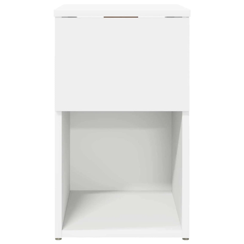 Armadietto per letto 2 pz Bianco 29 x 31,5 x 49 cm CFW6544498