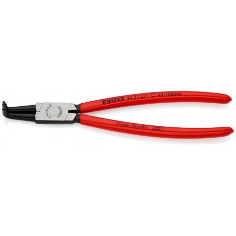 PINZA PER ANELLI DI SICUREZZA INTERNI A FORI 215MM– PUNTE PIEGATE 4421J31