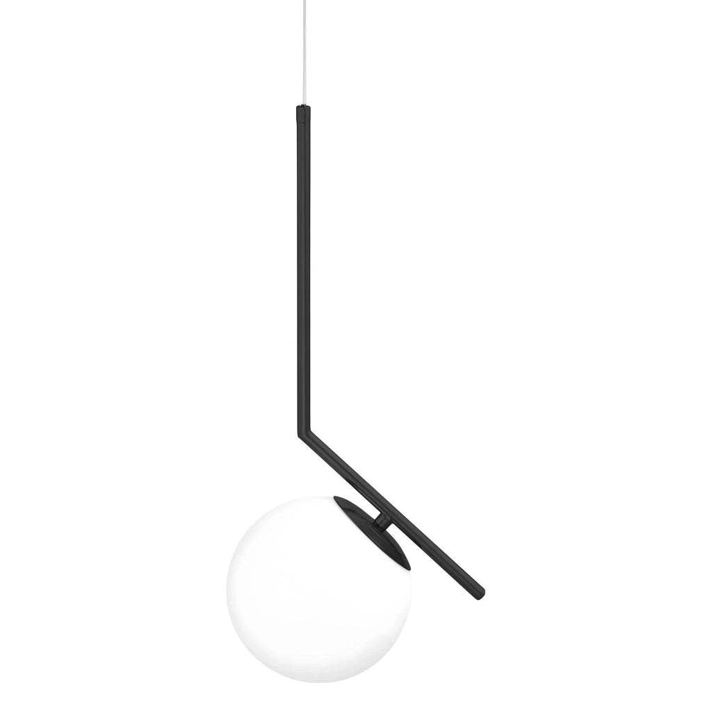Lampada Da Soffitto Pensile Di Vetro Palla Oro Bianco Oro G107-1w Black White