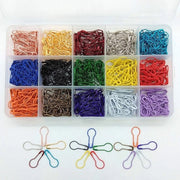 750 mini-spine mini-spine sicurezza a forma di pera in 15 colori per un creativo lavoro di artigianato