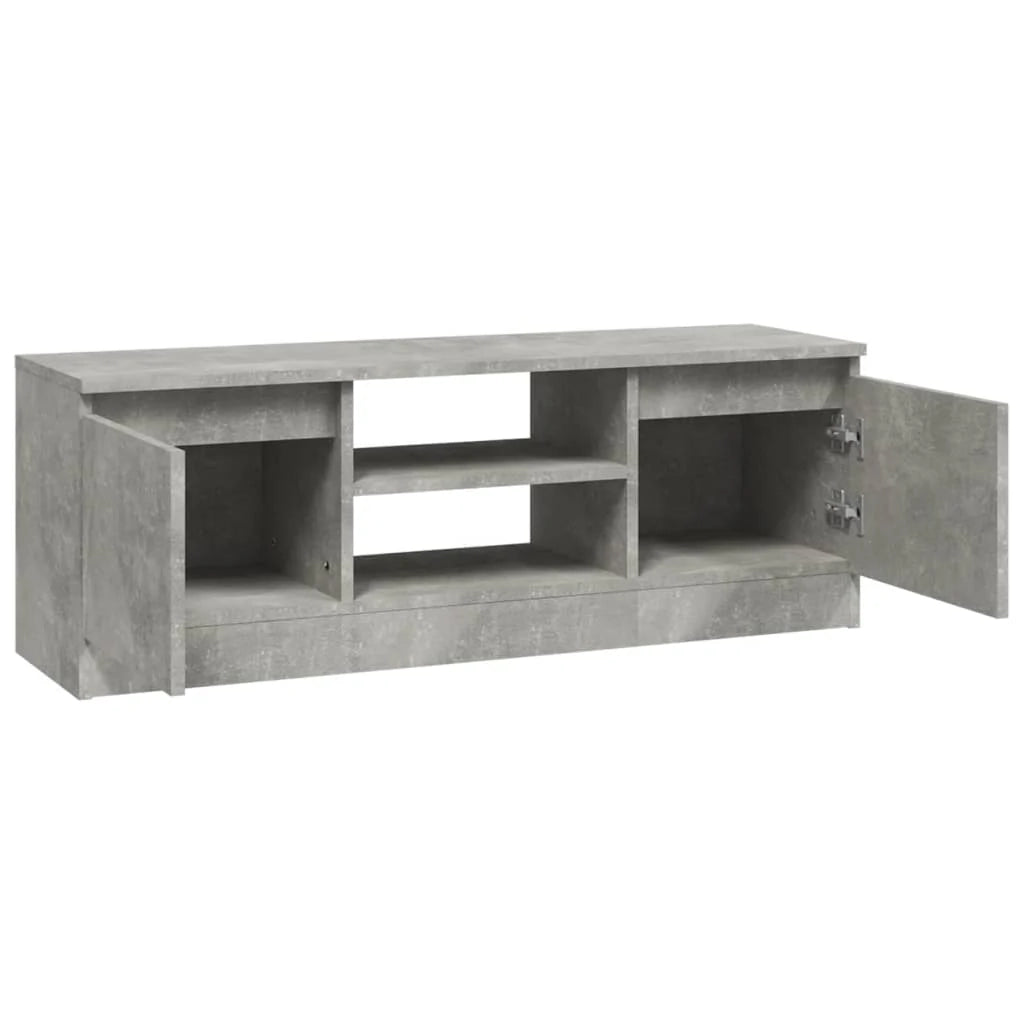 Mobile TV multimediale scaffale TV credenza mobile TV per sala da pranzo soggiorno camera da letto con anta 102 x 30 x 36 cm grigio 02_0026881
