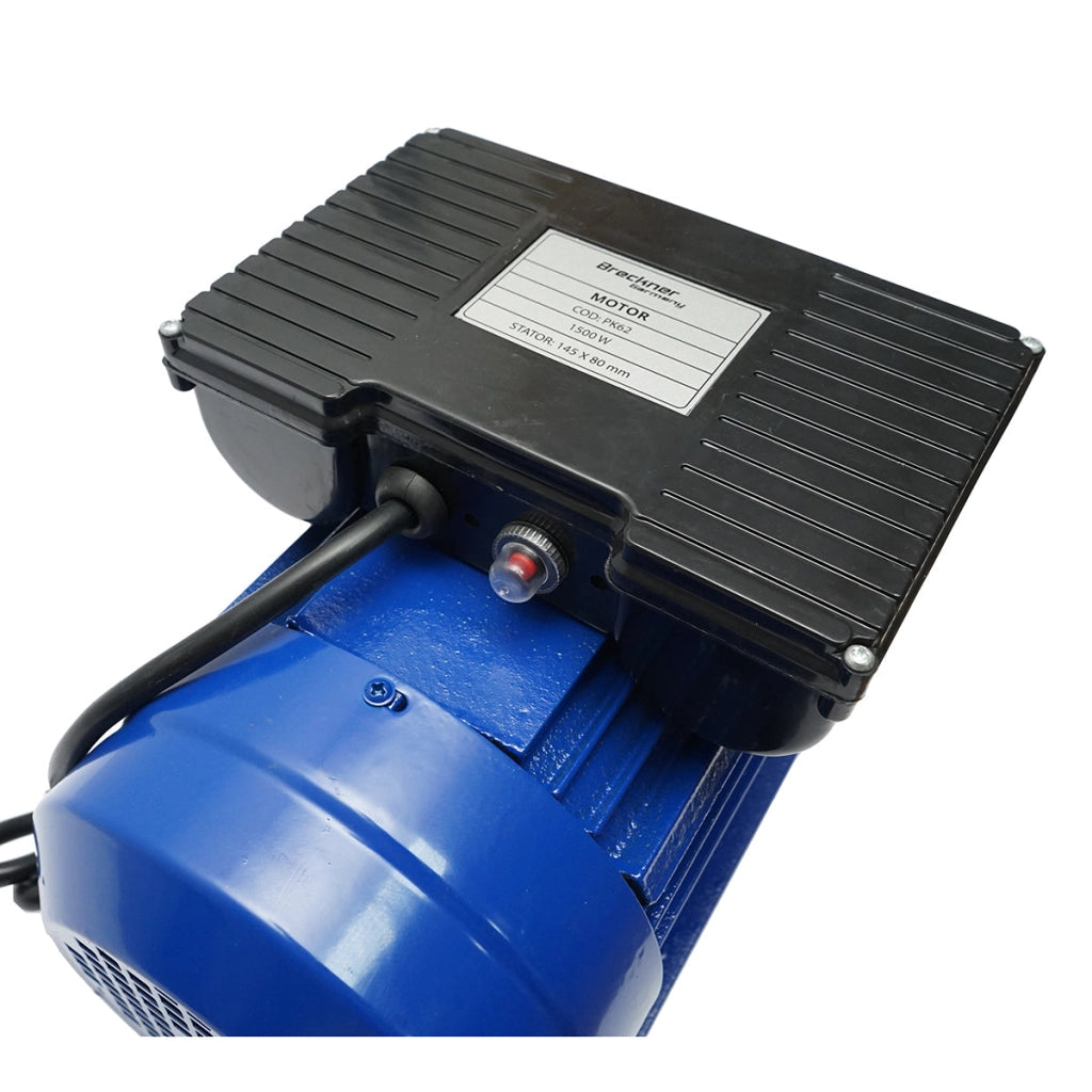 Motore elettrico monofase 1,5KW, 220V con protezione termica, statore 145x80mm Breckner Germany
