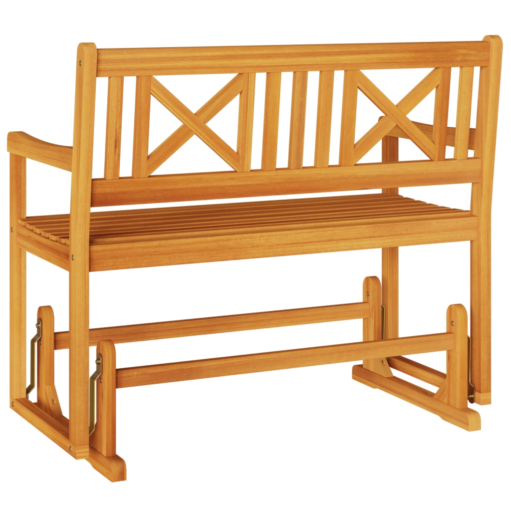 Panchina Oscillante da Giardino 110x59x97 cm Legno Massello Acacia