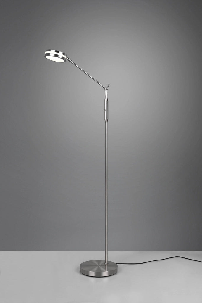 Piantana da Interno a LED SMD in Metallo Nickel Opaco