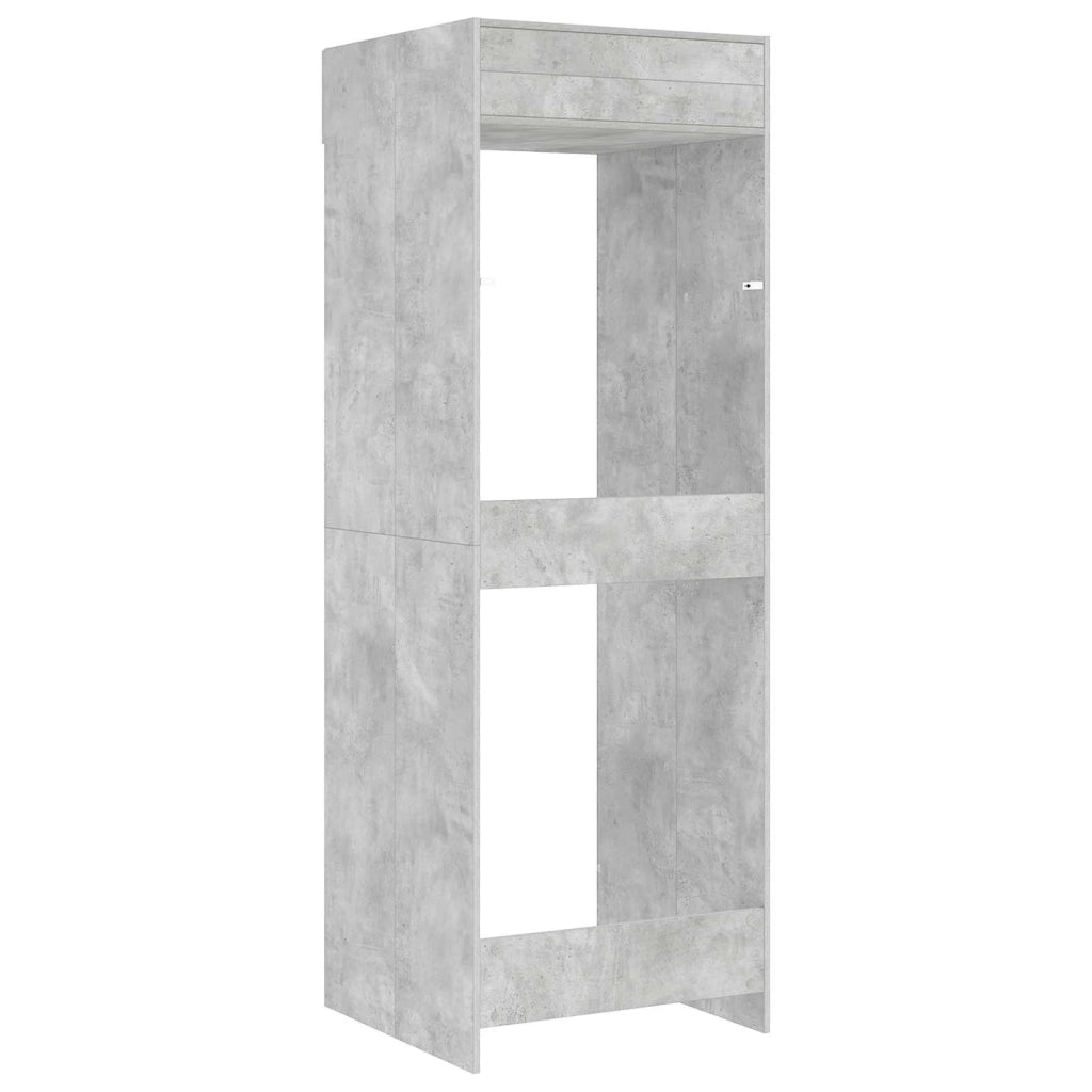 Mobiletto per lavatrice Calcestruzzo 67,5 x 68 x 200 cm 3422787