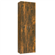 Armadio per Ufficio Rovere Fumo 60x32x190 cm Legno Multistrato CFW3778945