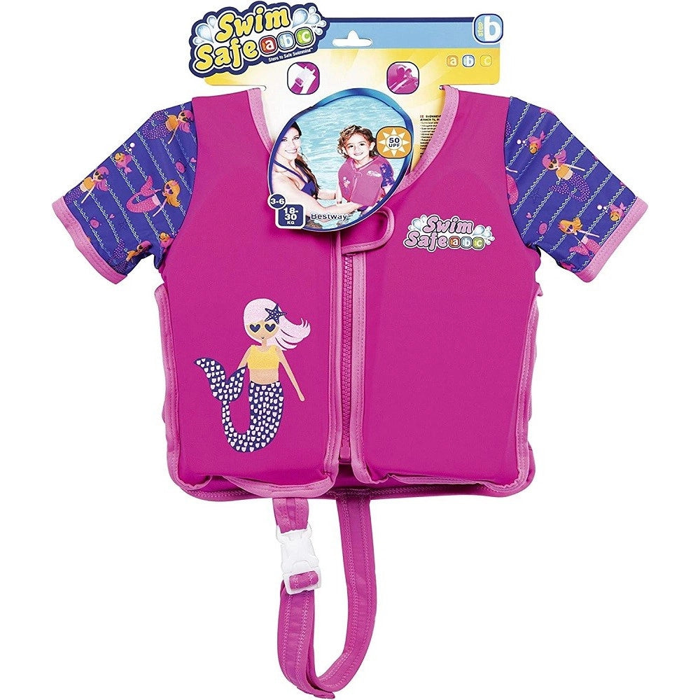 Trade Shop - Giubbotto Salvagente Giubbetto Swim Safe Gilet Gonfiabile Bambini Maniche 32147 -