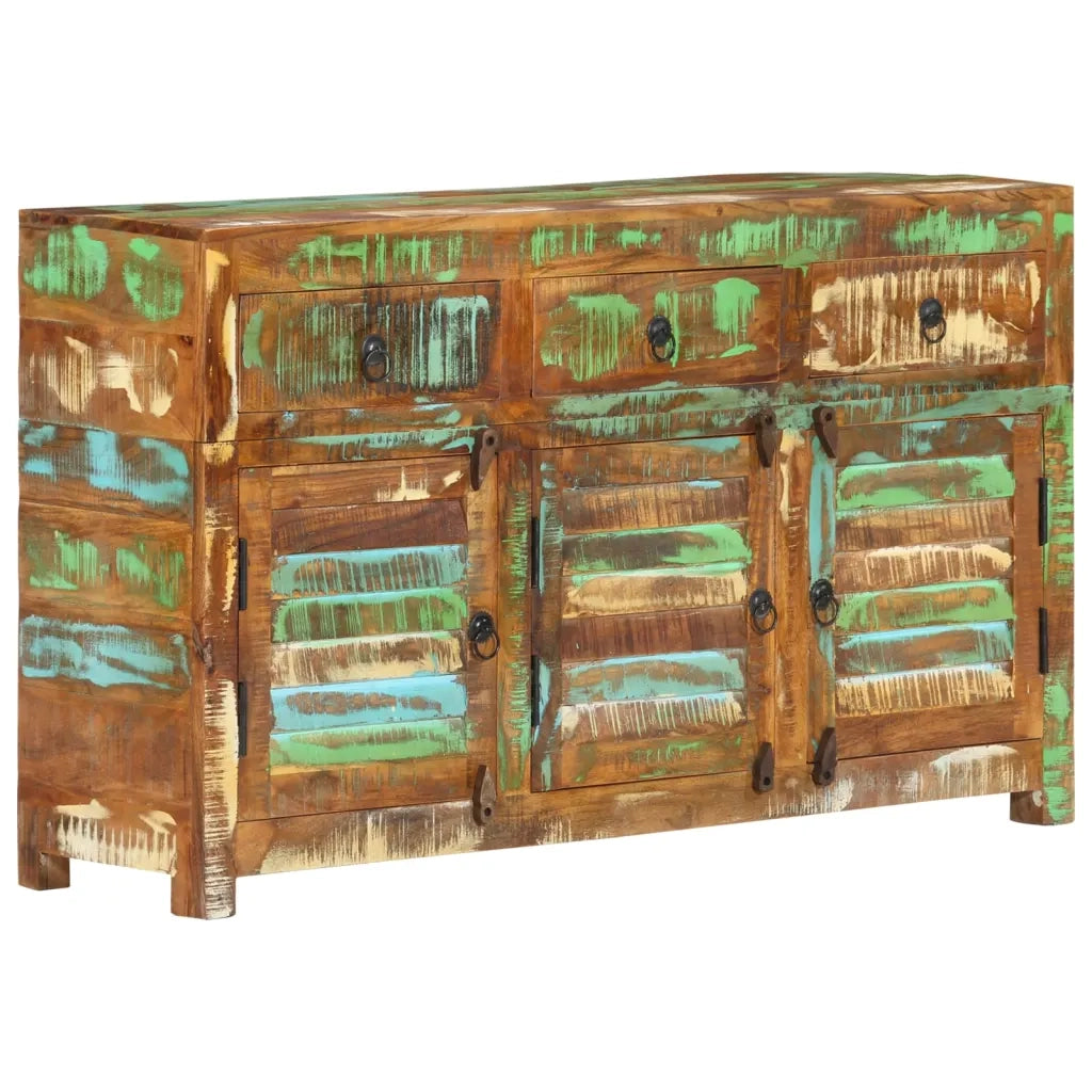 Credenza 110x30x65 in Legno Massello di Recupero 338426