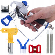 Pistola a Spruzzo con Protezione PM-RUS01 UltraSpray Set – Alta Precisione, Ergonomico, Compatibile con Graco, Wagner