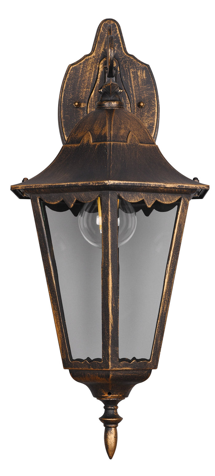 Applique da Esterno Attacco E27 in Alluminio Ruggine