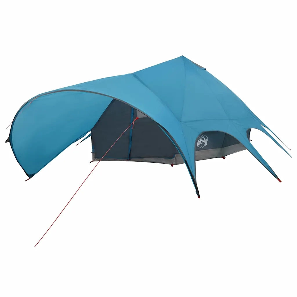 Tenda Teepee per 9 Persone Blu e Grigio 502 x 502 x 297 cm
