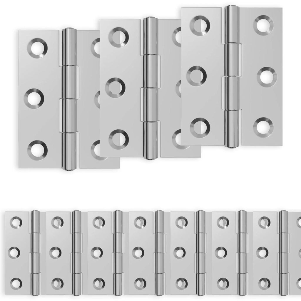 Cerniera 24 pz 44 x 31 x 5 mm Argento Acciaio 42041393