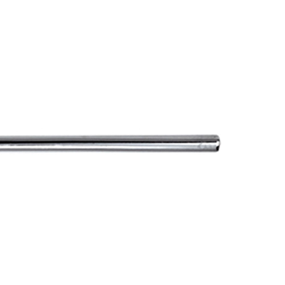 Tubo liscio in rame cromato bicono d. 10 mm, 35 cm