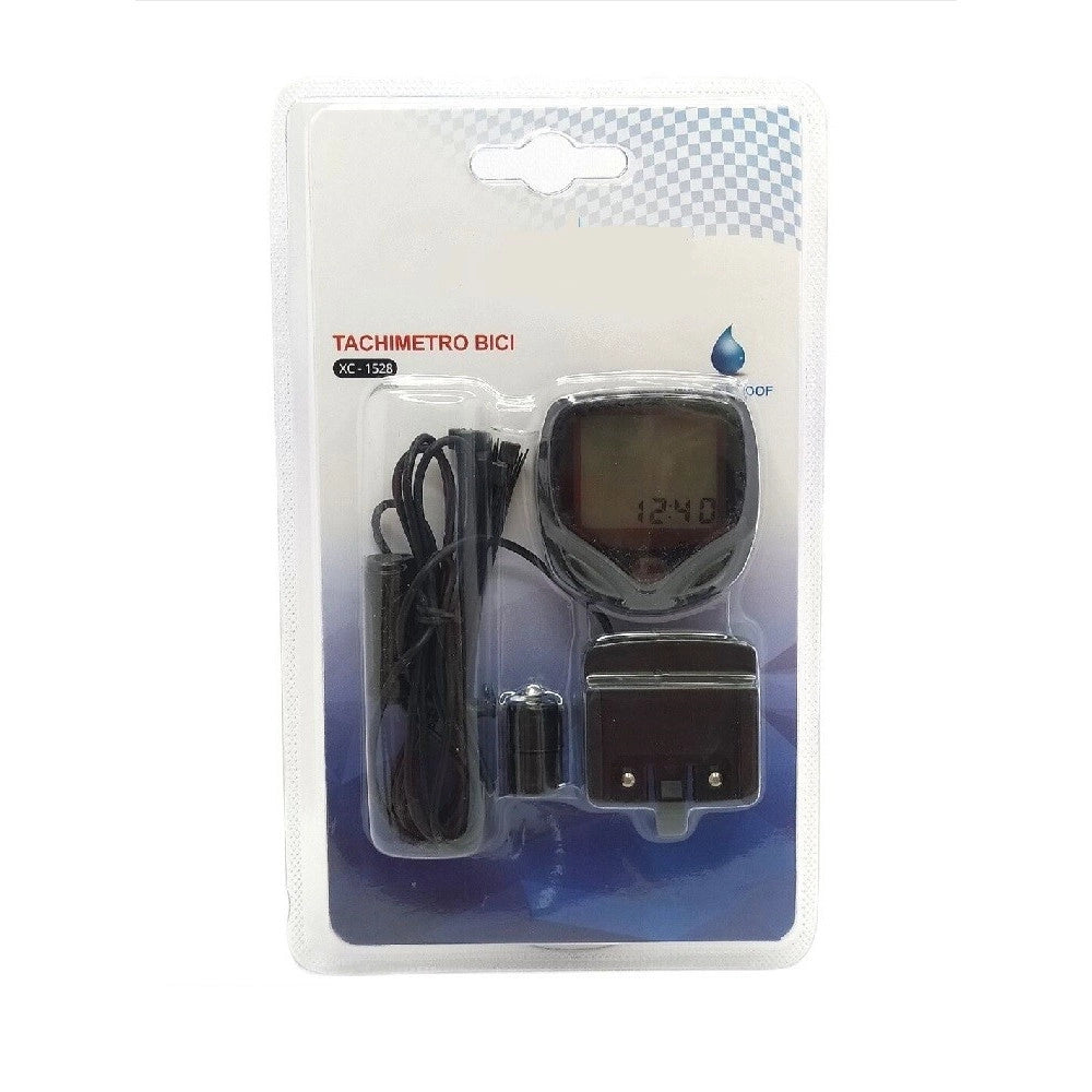 Trade Shop - Tachimetro Per Bicicletta Bici Computer Con Display Digitale Ciclismo Xc-1528 -