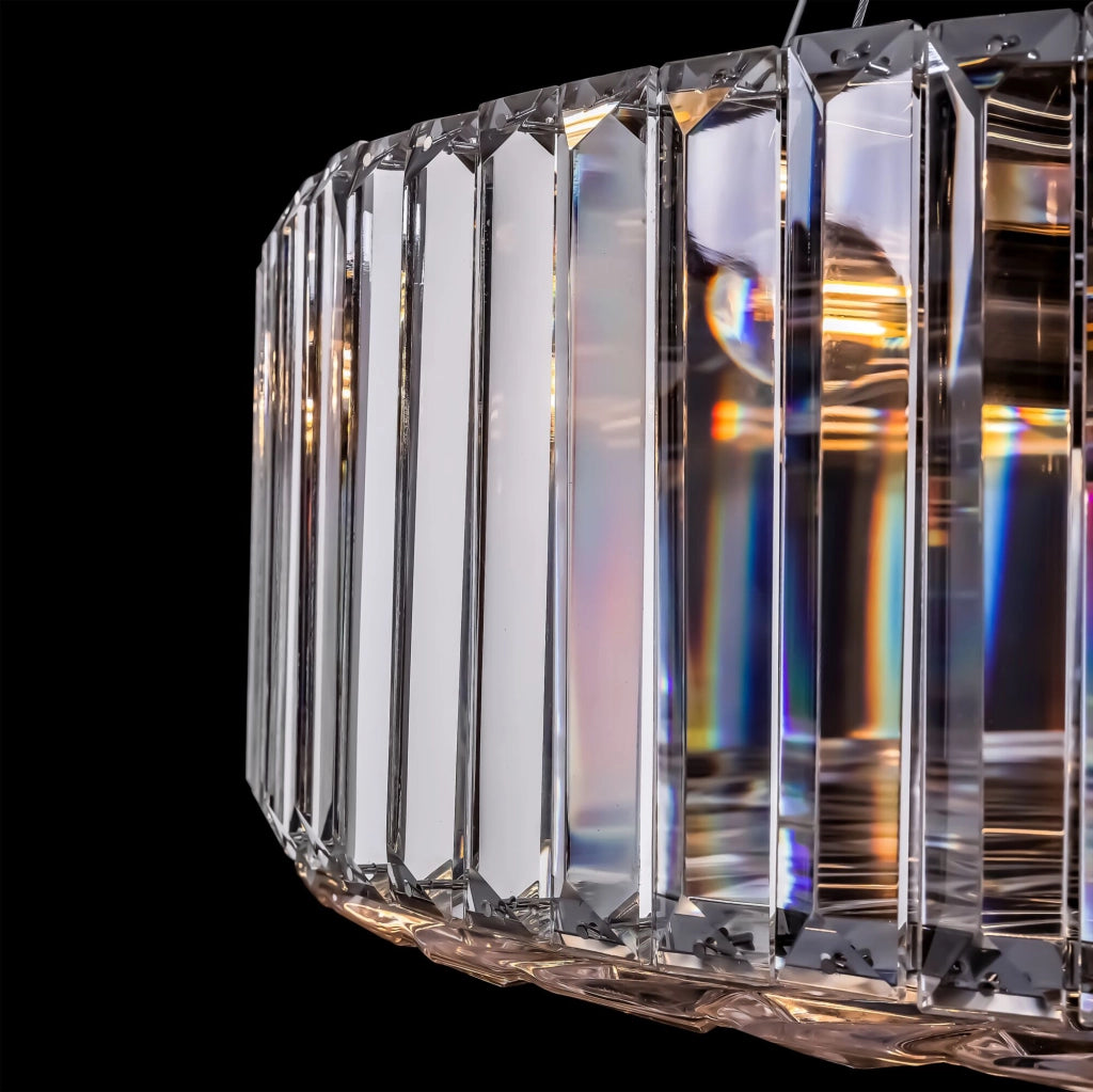 Maytoni Lampadario contemporaneo Recinto 8 luci E27 cromo metallo cristallo