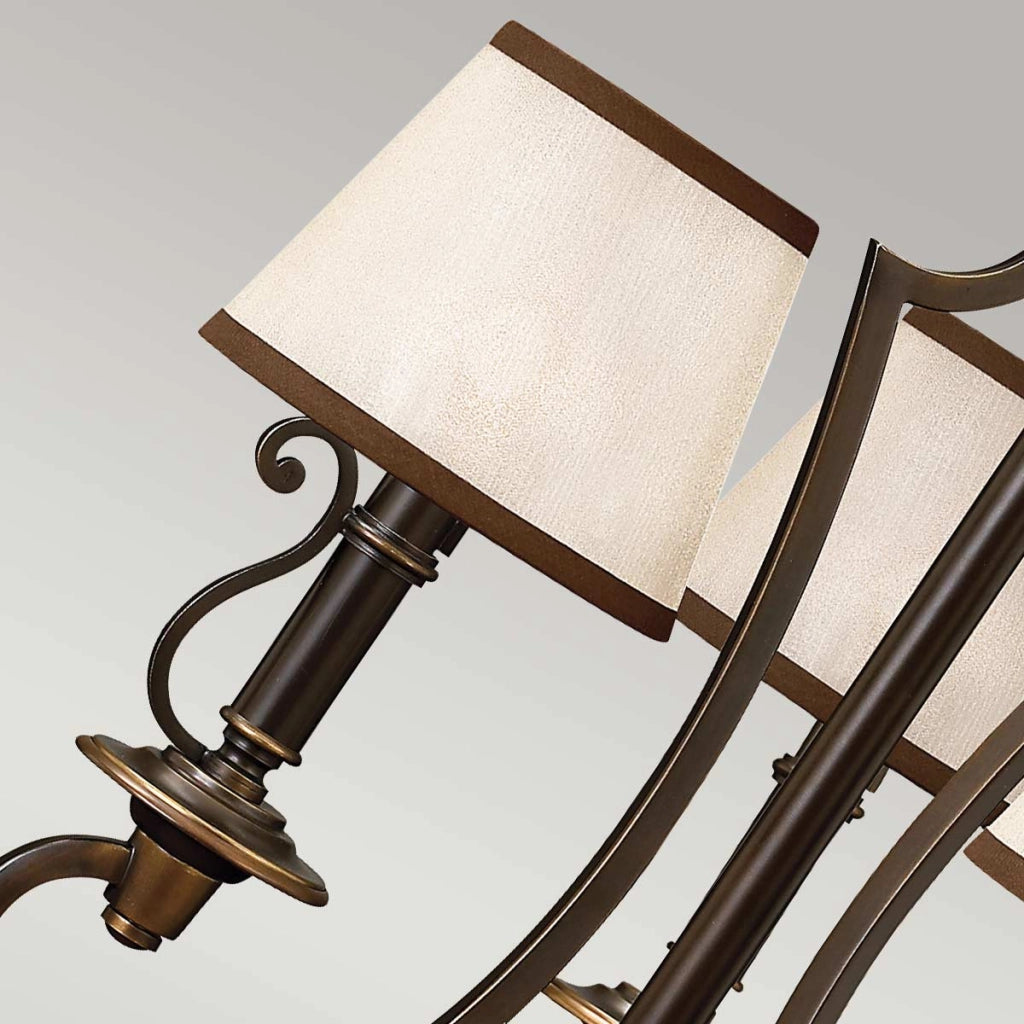 Lampadario Plymouth bronzo antico 3xE14 40W Hinkley