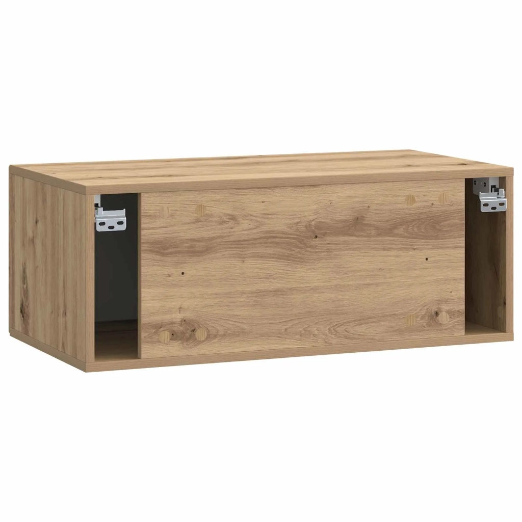 Mobile Porta TV da Muro Rovere Artigianale 78,5 x 41 x 30 cm