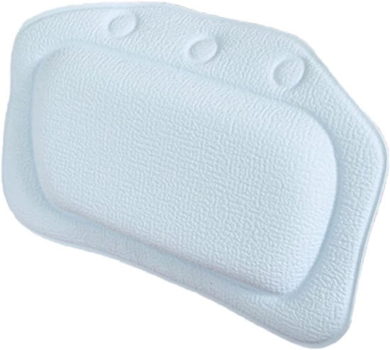 Cuscino da Bagno Comfortevole con Zampa Impermeabile Cuscino da Bagno con Supporto Cervicale Accessori da Bagno (blu chiaro)