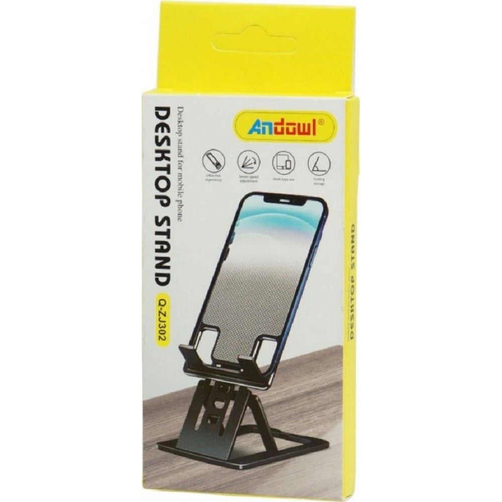 Trade Shop - Supporto Da Scrivania Porta Cellulare Tablet Da 4" Ufficio Ultra Sottile Q-zj302 -