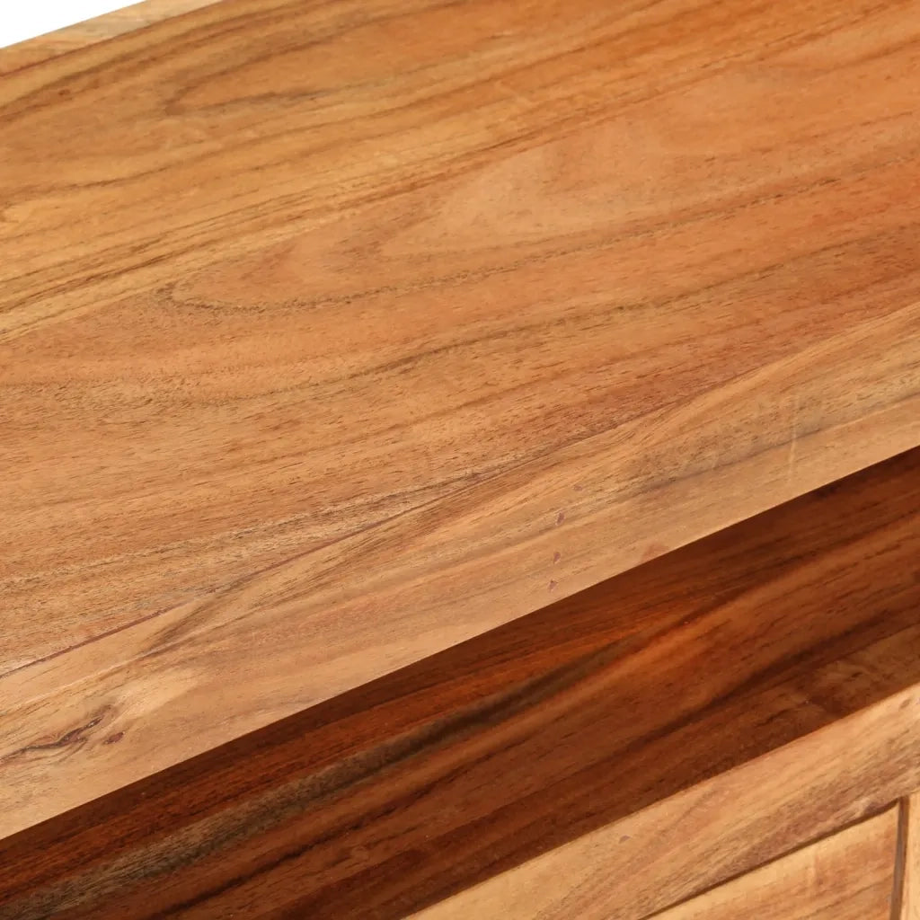Mobile Porta TV 110x30x40 cm in Legno Massello di Acacia 337065