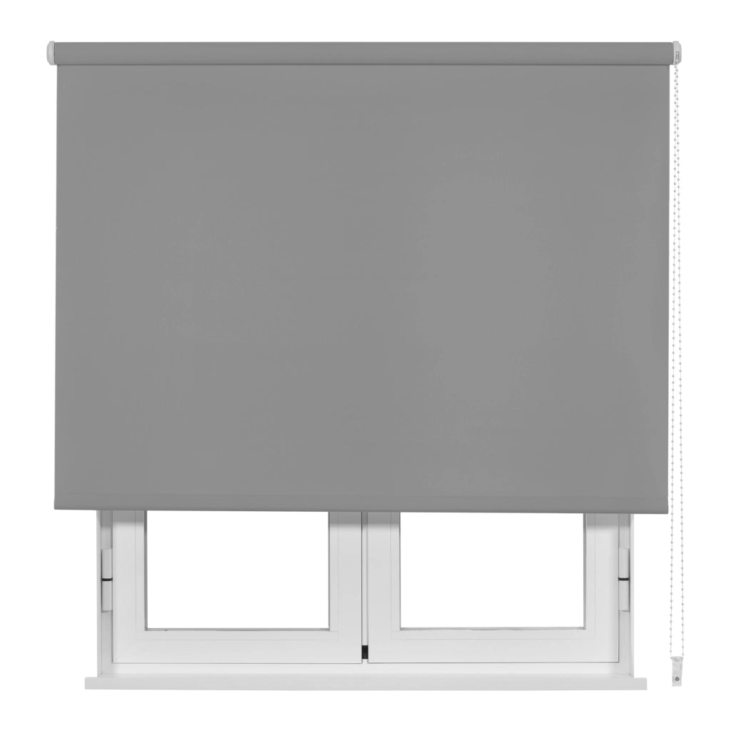 VIEWTEX Tenda a rullo Traslucida Basic Grigio 120 X 250cm - Made in Europe - 5 anni di Garanzia