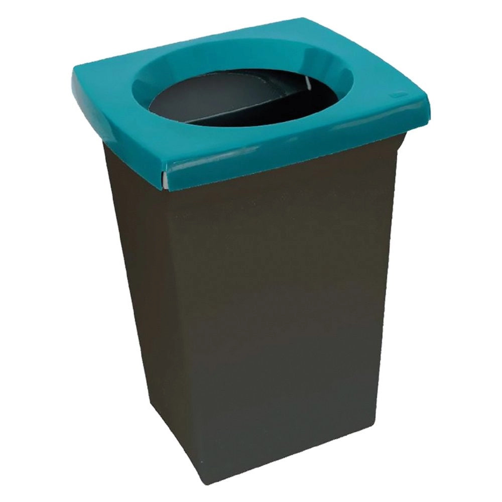 1pz bidone immondizia raccolta dispositivi protezione lt 50 - cm 43 x 39 x h.66 cod:ferx.8034480nlm
