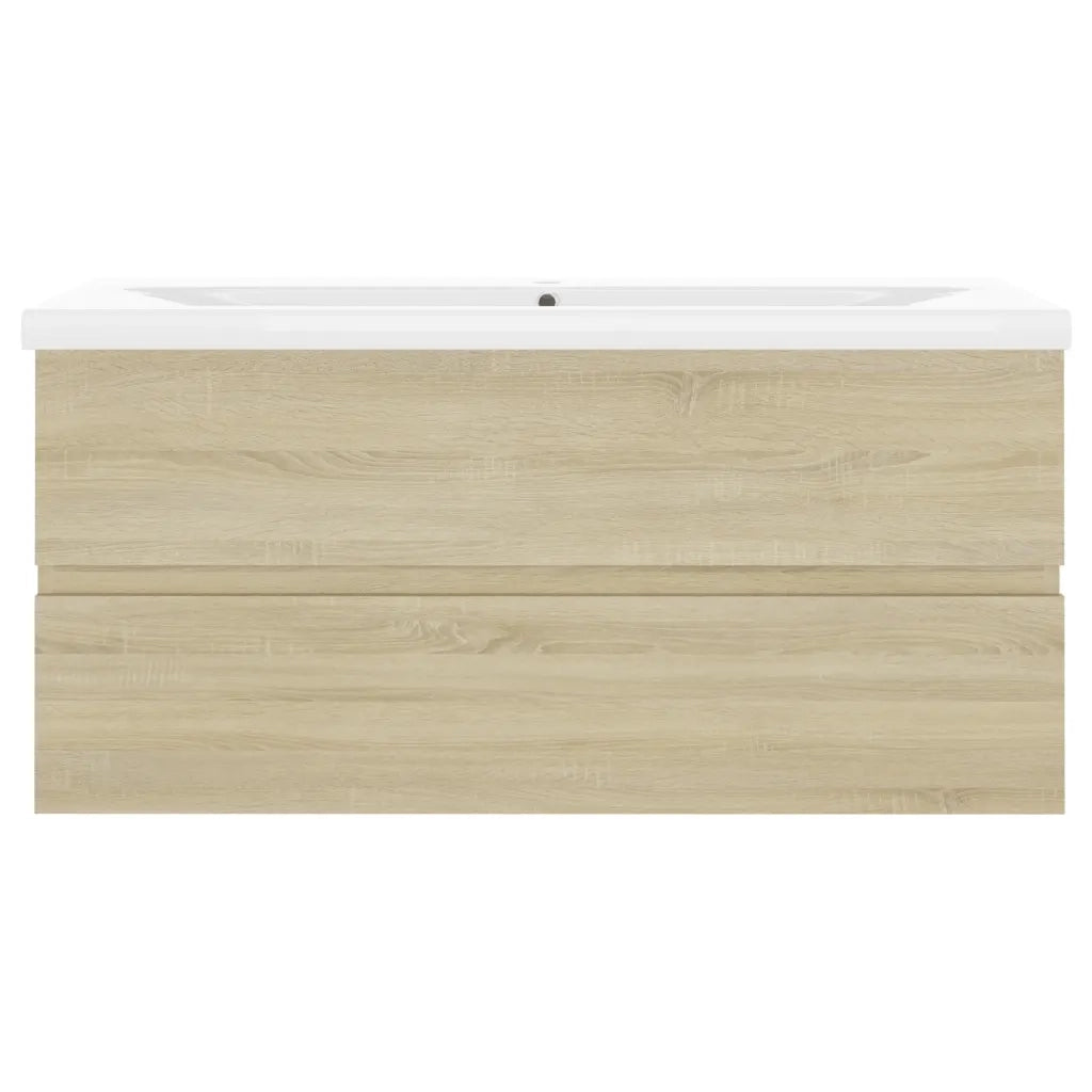 Mobile con Lavabo Integrato Rovere Sonoma in Legno Multistrato 3071570