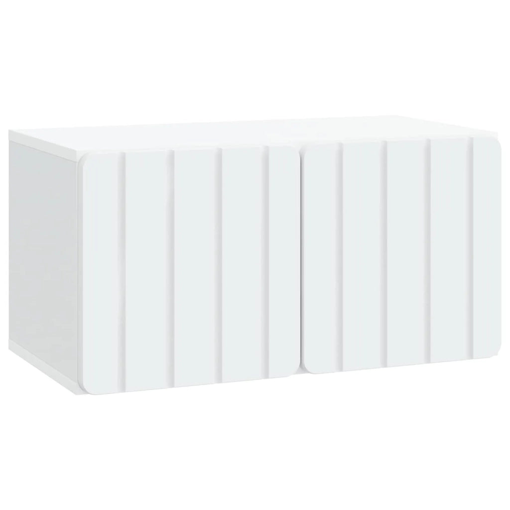 Mobile Porta TV da Muro Bianco 59,5 x 31 x 30 cm 898365