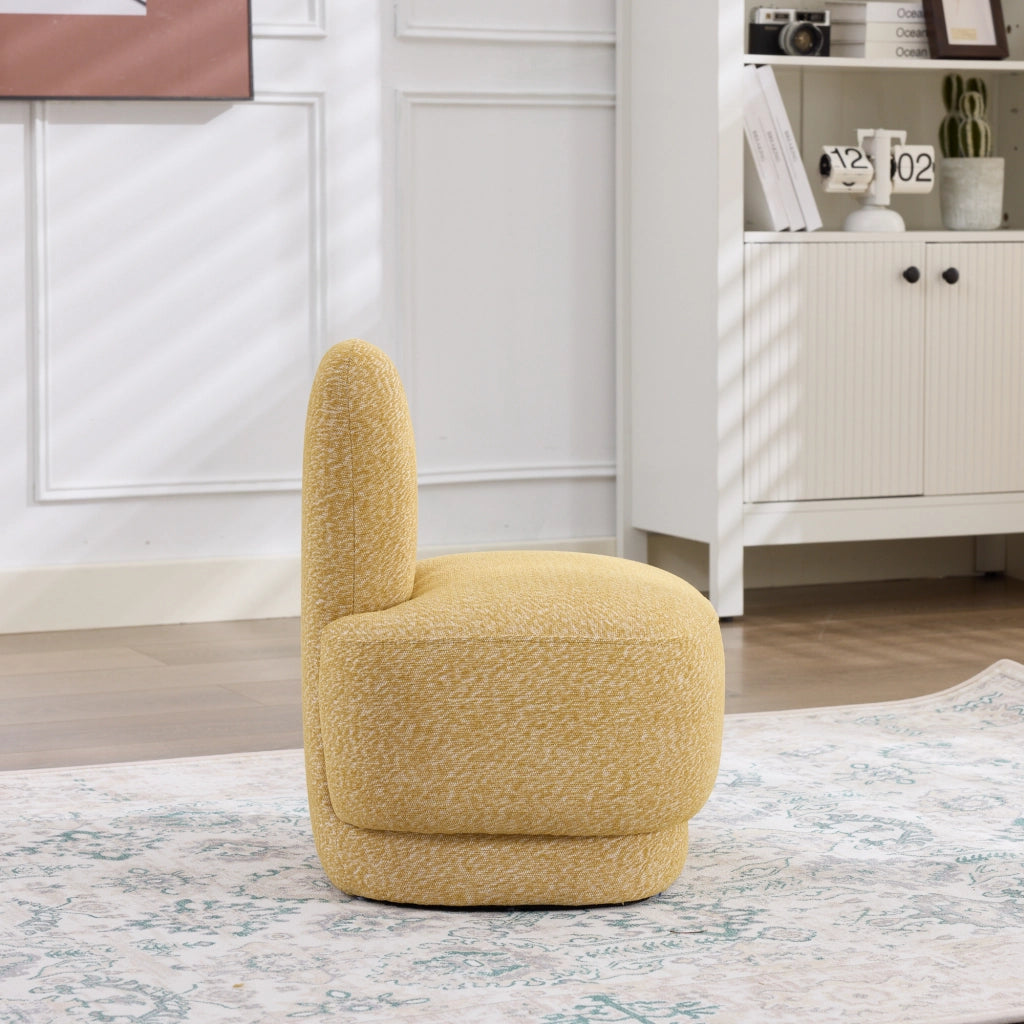 POUF A FORMA DI CONIGLIO Giallo in tessuto
