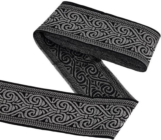 Lint a Turchesi 2 Pollici - Stile Etico - Lint a Maglia - Tessuto Polyester - Disegno a Punto - Adatto per Decorazioni - Lint Decorativo