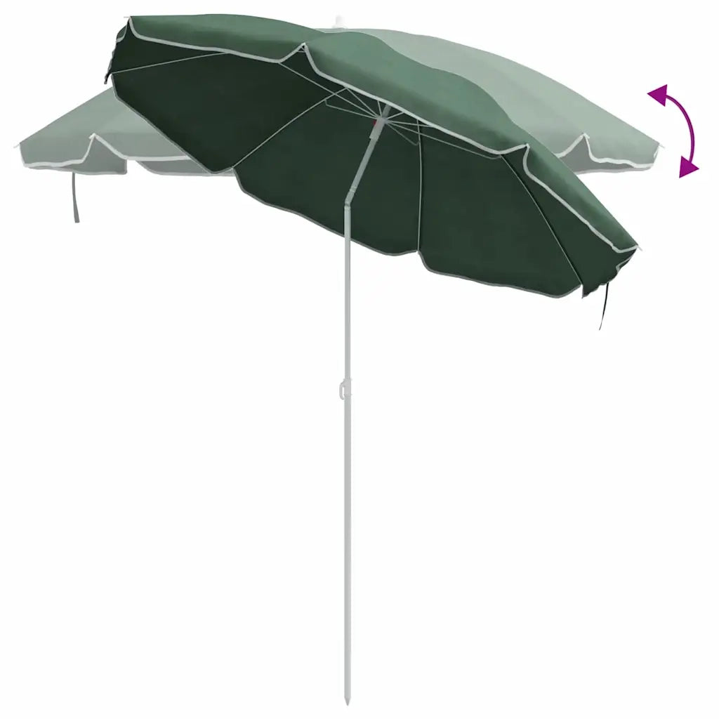 Ombrellone Verde 161 x 161 x 193 cm Poliestere 4010657