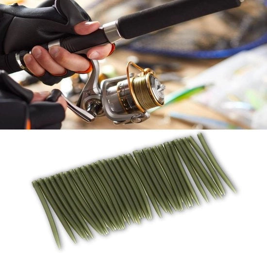 Mou met resistenza al lacerazione e corrosione, visiere anti-angolazioni verde per pesca al ciprinide (fashion #02)