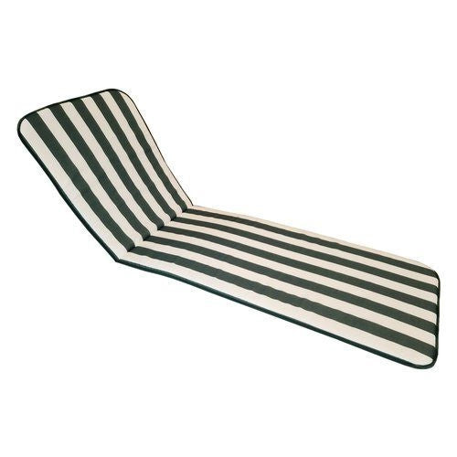 Olibo' 0912959-B Cuscino per lettino prendisole in misto cotone non sfoderabile 188x58x3 cm colore Verde
