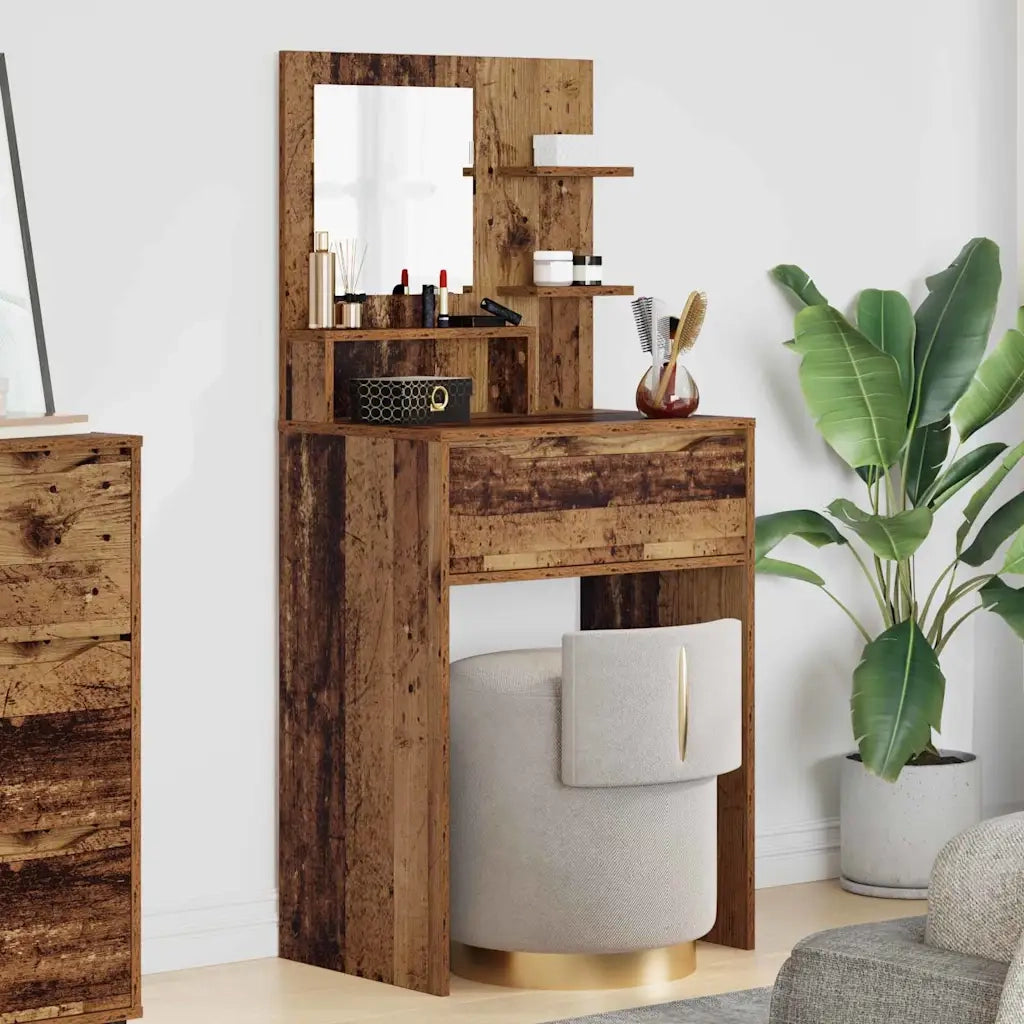 Tavoli da Trucco per Camera da Letto con cassetto Legno vecchio
