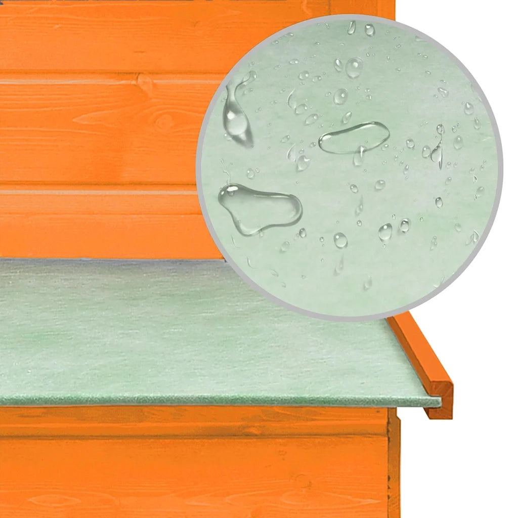 Gabbia per Polli in Legno Massello di Pino e Abete 170x81x110cm 170644