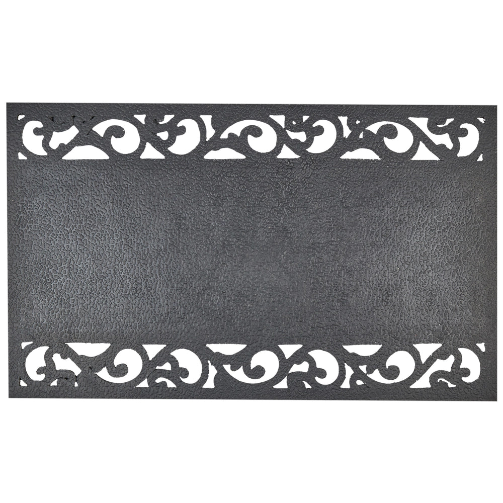 Zerbino in fibra di cocco naturale con fondo in PVC e gomma antiscivolo 45 x 75 cm Decorazione moderna per interni