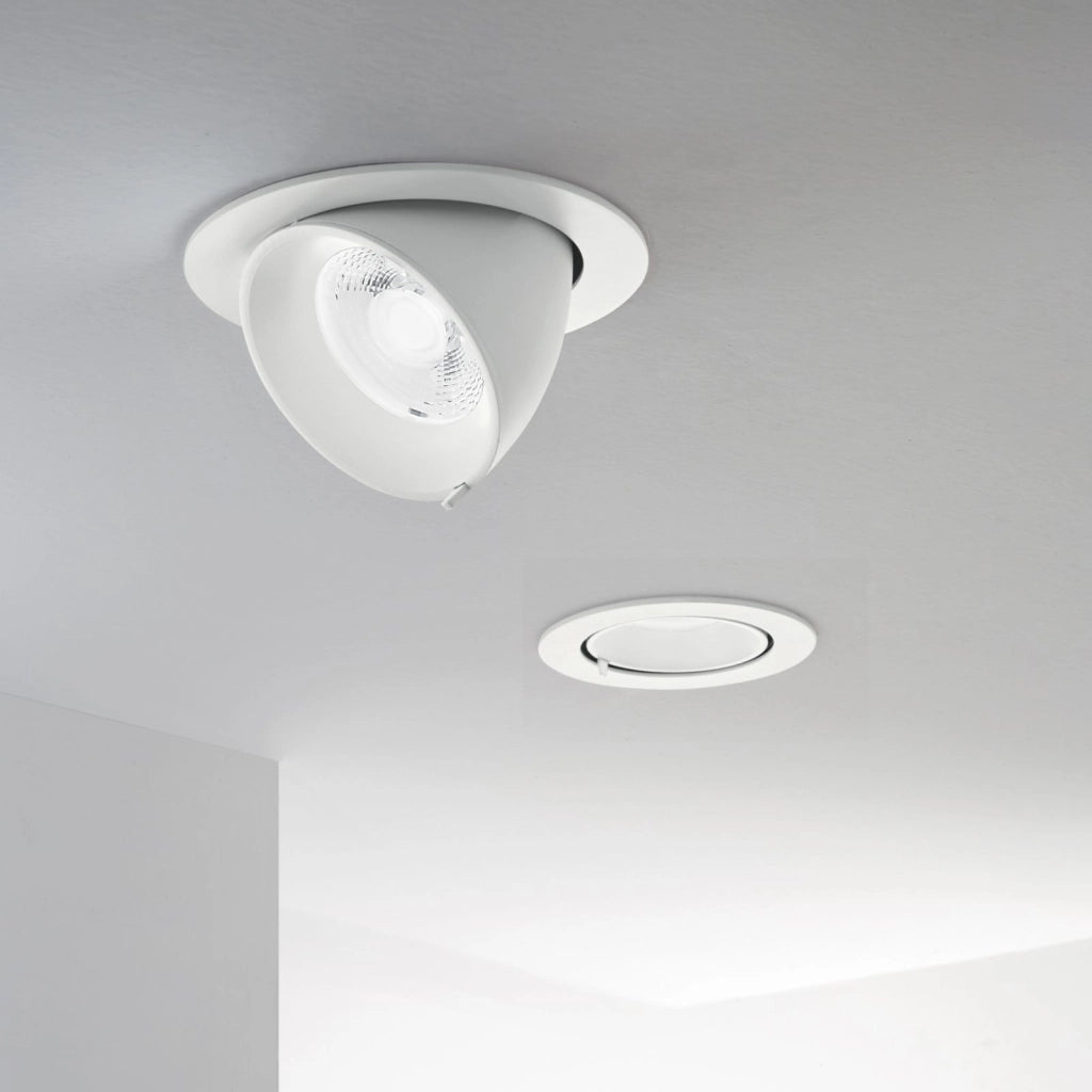 INCASSO DELTA 38DA BIANCO 38W 6080LM CCT 3000K / 4000K / 6500K 19,5X23CM ADATTO A GENERI ALIMENTARI
