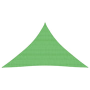 Vela ombreggiante/ombrellone 160 g/m² HDPE 5 x 5 x 6 m verde chiaro 02_0009397