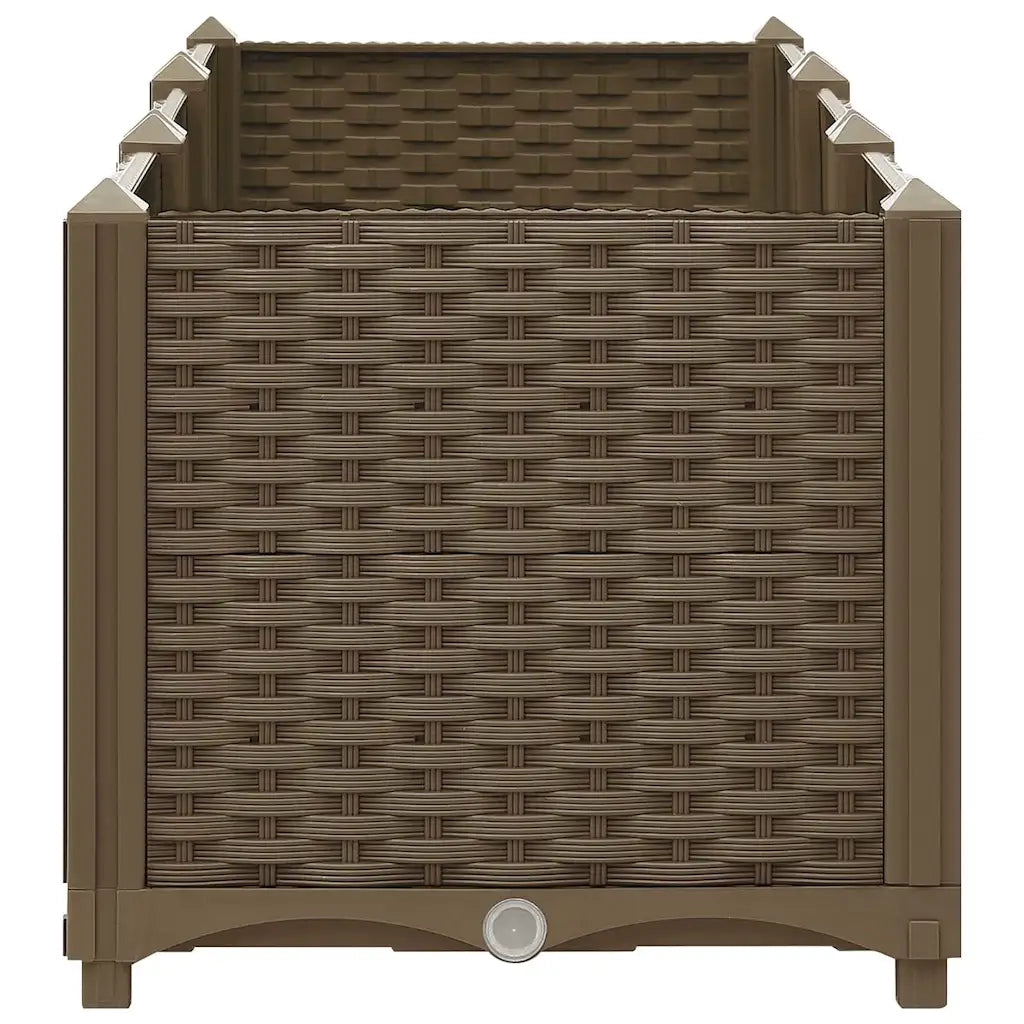 Fioriere | Cassetta per fiori | Letto rialzato 120x40x38 cm in polipropilene