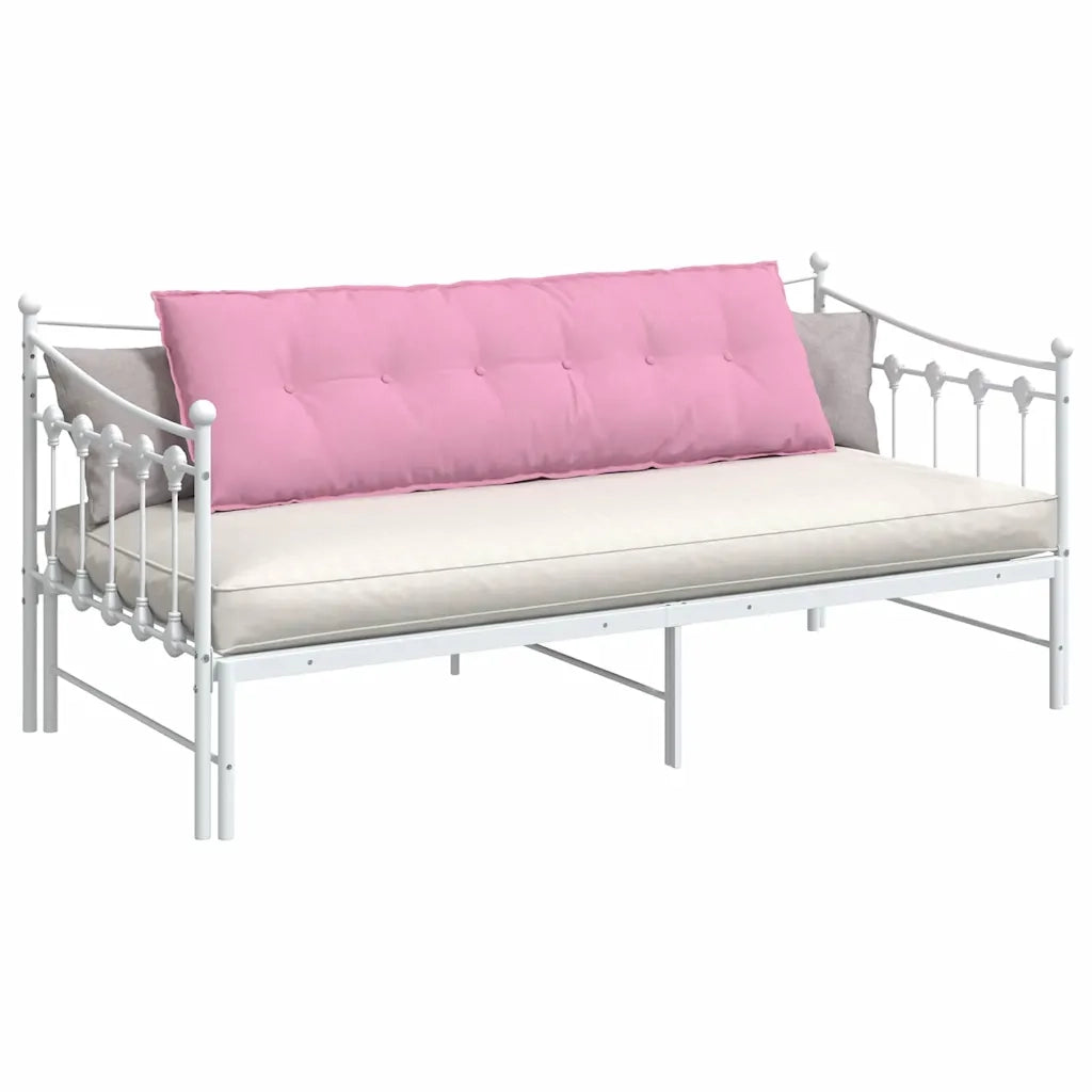 Cuscino per Schiena Rosa 160 x 19 x 50 cm Tessuto 42014888