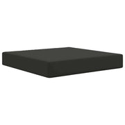 Cuscino per sedie | Cuscino per divano da esterno Nero 60 x 60 x 8 cm Poliestere